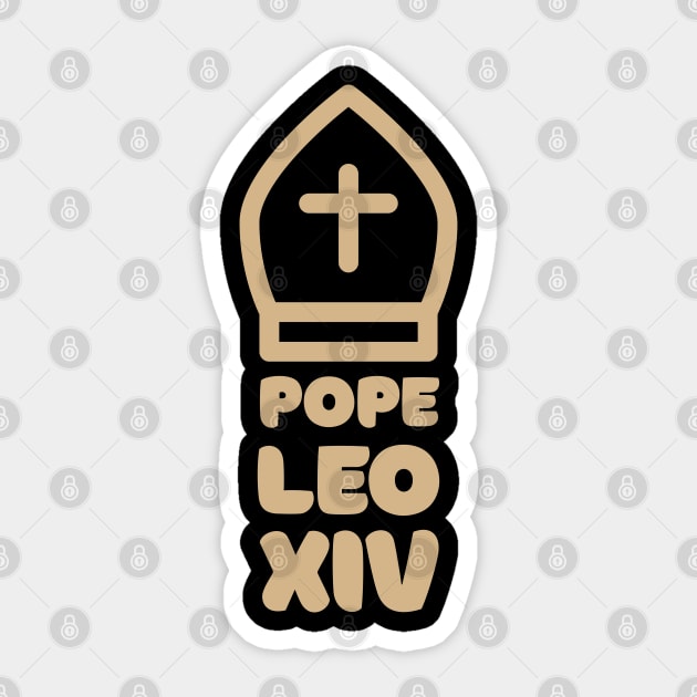 Pope-Leo Sticker by Creatifly Graphic Tees